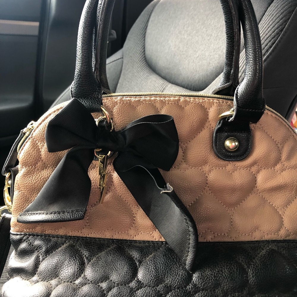 Betsy Johnson Two-Toned Handbag/Crossbody